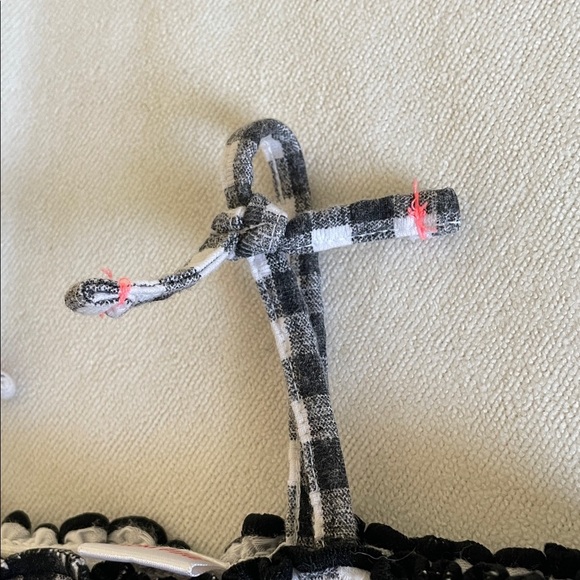 Zara Gray and White gingham Knit dress baby girl 2T - Picture 3 of 7